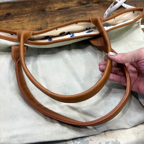 Disney x Loungefly Heart Logo Little Mermaid Ariel Bleached Canvas Denim Tote - Picture 12 of 14